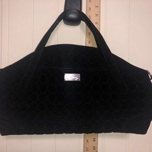 Vera Bradley Black Quilted Buckle Tote bag